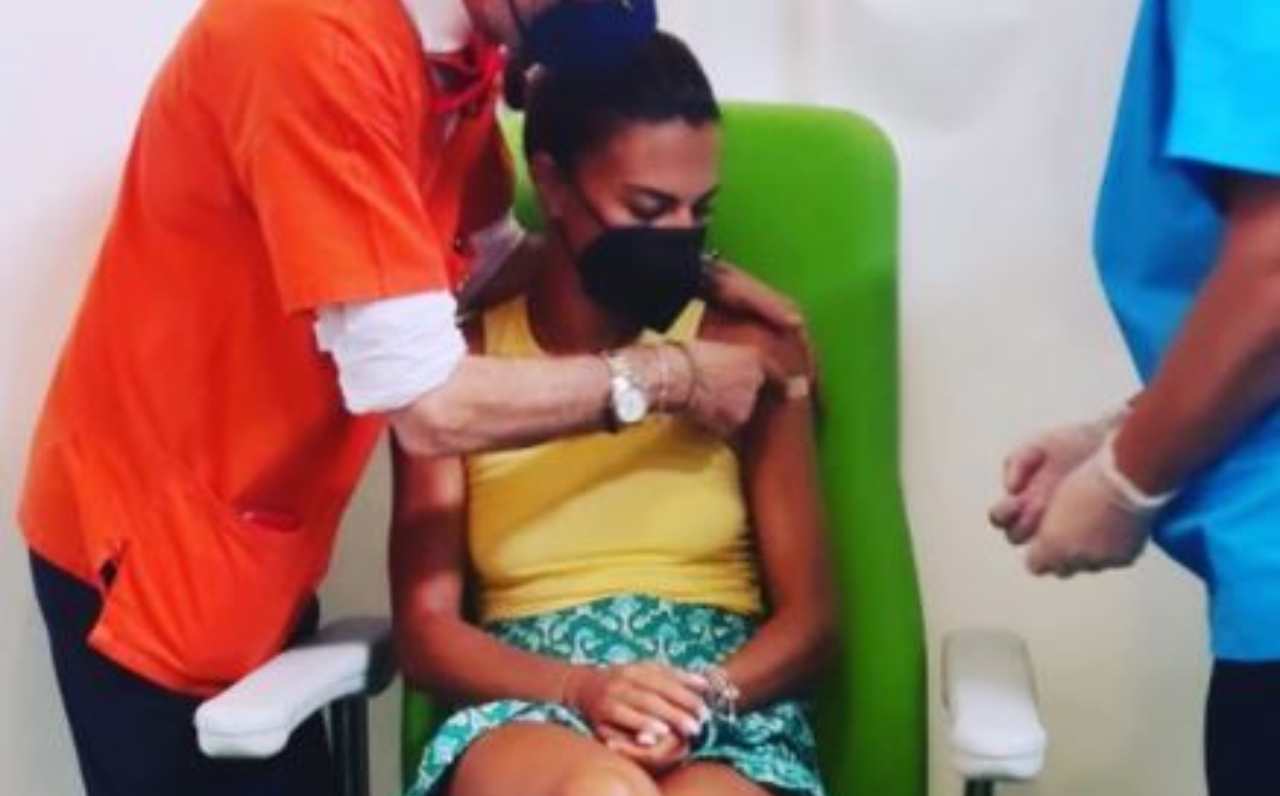 Bianca Guaccero vaccinata