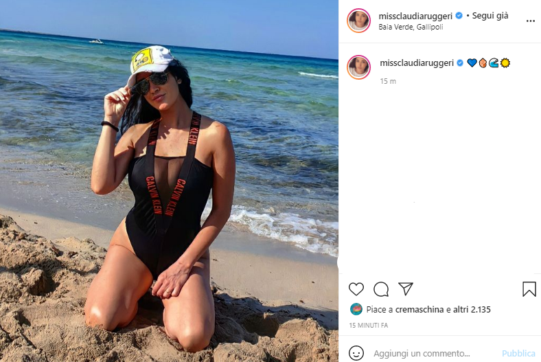 Claudia Ruggeri in costume