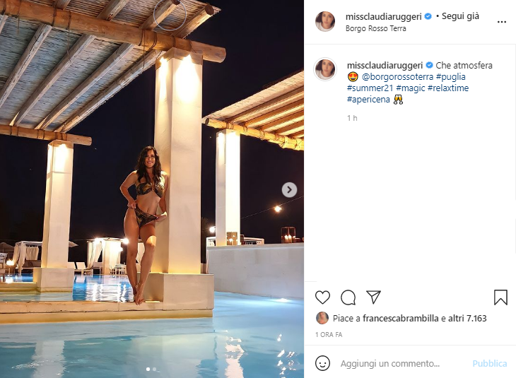 Claudia Ruggeri in costume