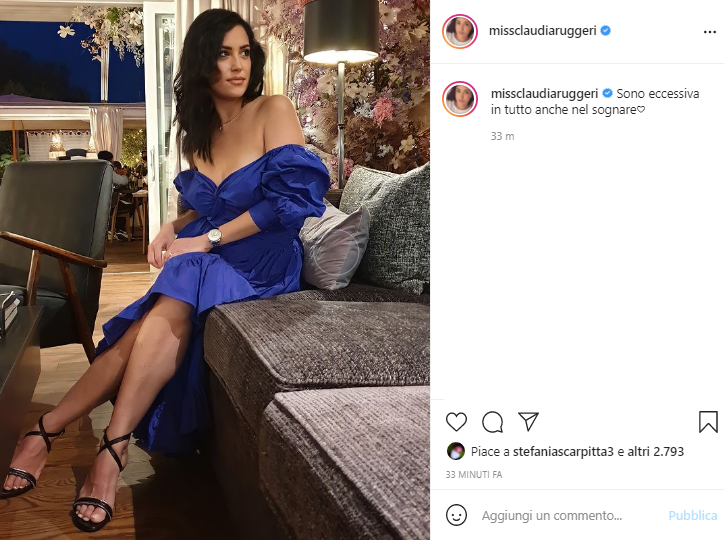 Claudia Ruggeri in posa