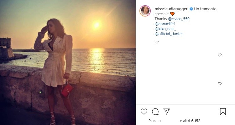 Claudia Ruggeri in posa