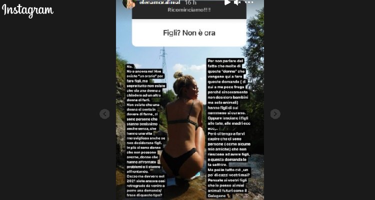 Elena Morali confessione sui figli