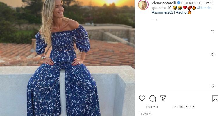 Elena Santarelli sorriso