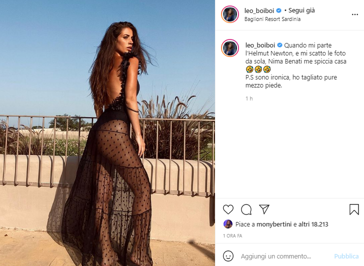 Eleonora Boi nel nuovo post