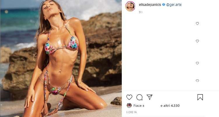 Elisa De Panicis in bikini