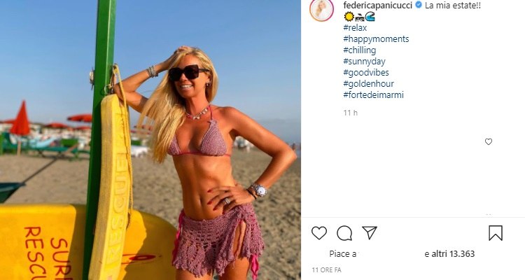 Federica Panicucci fisico