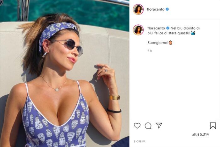 Flora Canto post Instagram