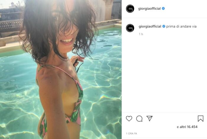 Giorgia post Instagram
