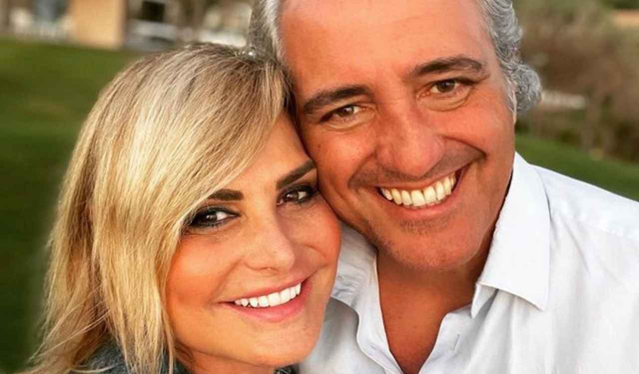 Giovanni Terzi e Simona Ventura in posa