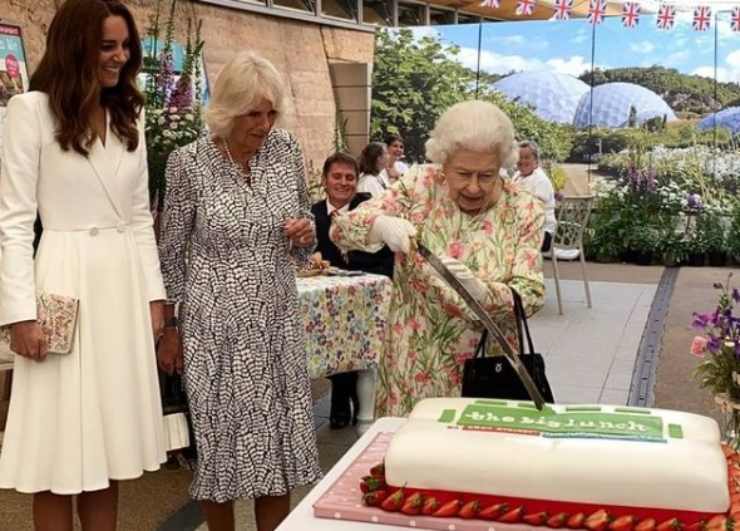 La Regina durante un party