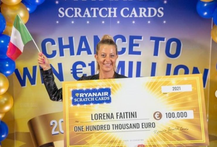 Lorena Faitini, vincitrice del gratta e vinci