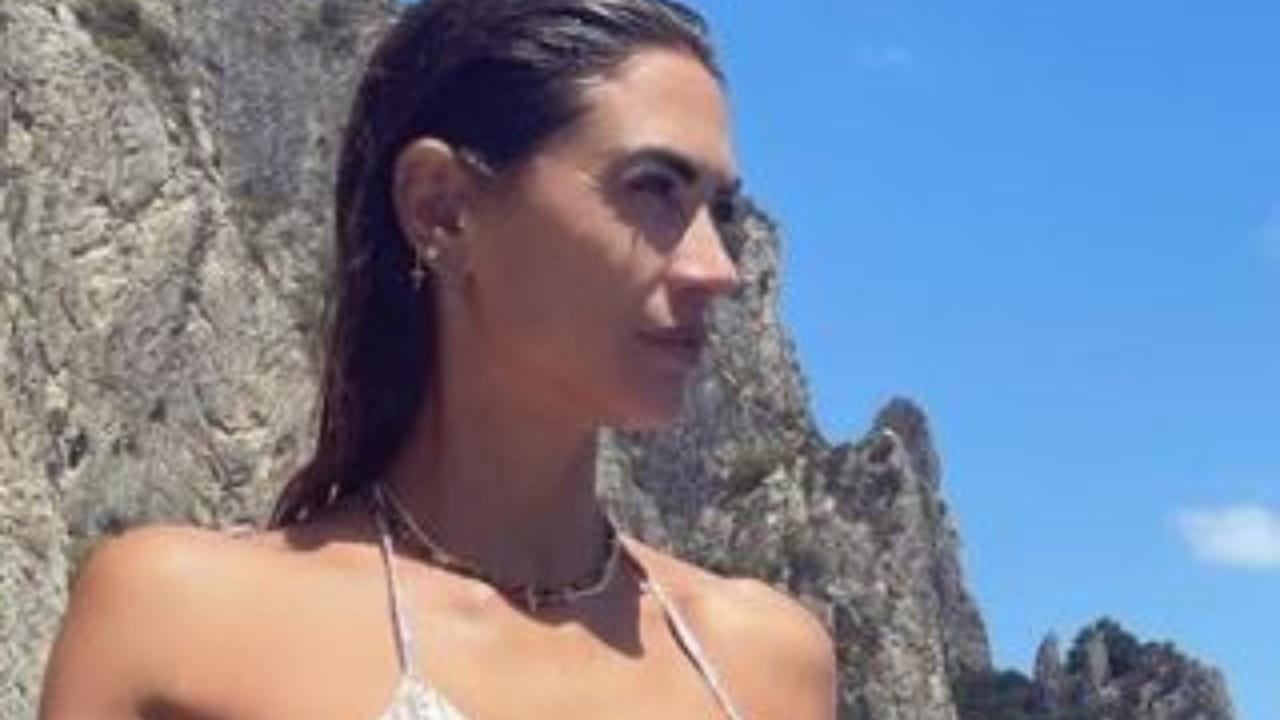 Melissa Satta Vestitino Giallo