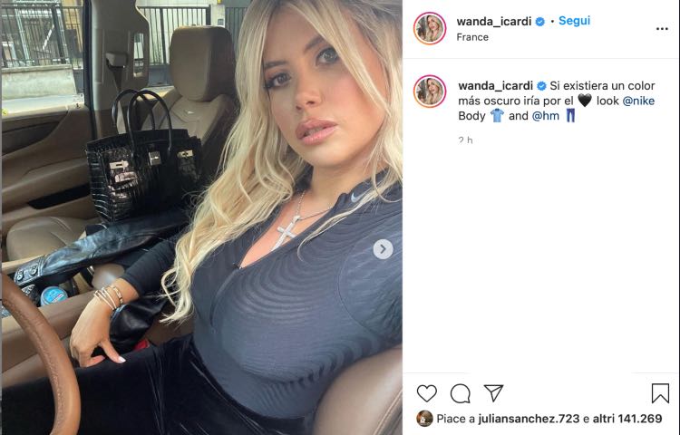 Post Instagram Wanda Nara