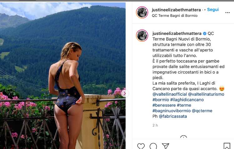 Post Instagram Justine Mattera