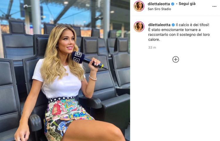 Post Instagram Diletta Leotta