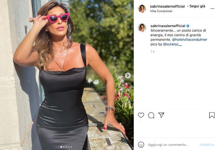 Sabrina Salerno in posa