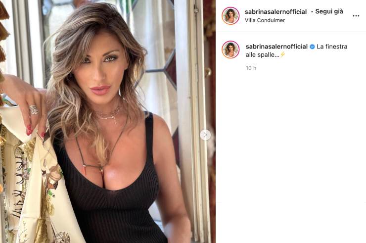 Sabrina Salerno in posa