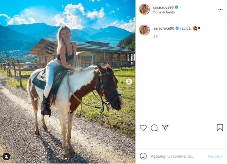 Sara Croce Cavallo Passione Spacco