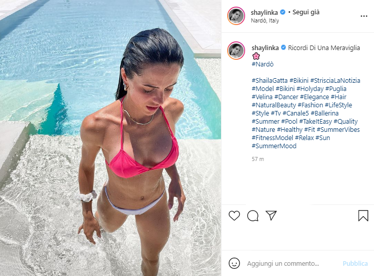 Shaila Gatta in costume