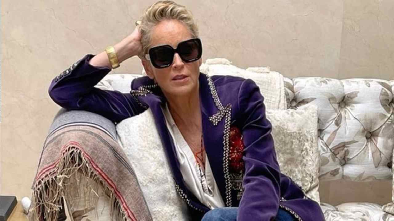 Sharon Stone lutto