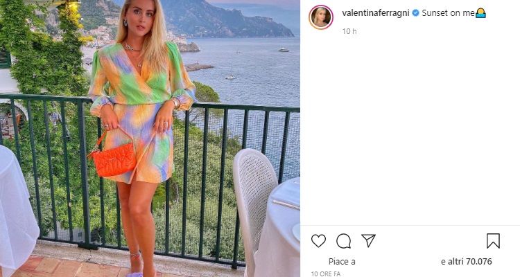 Valentina Ferragni tramonto