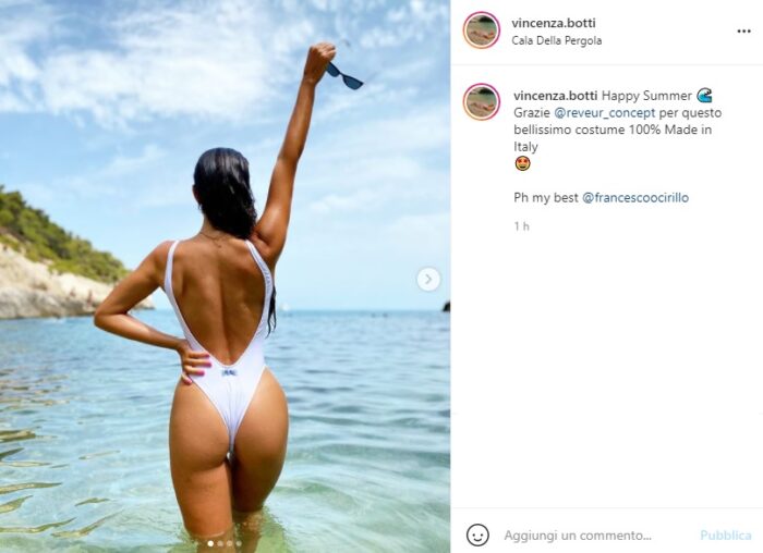 Vincenza post Instagram
