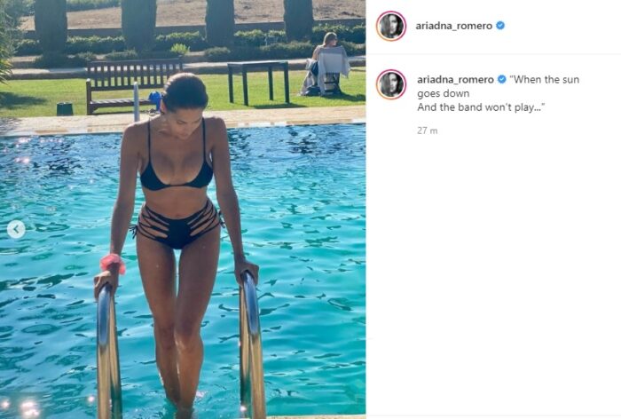 Ariadna Romero post Instagram