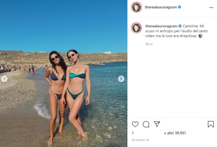 aurora ramazzotti post instagram