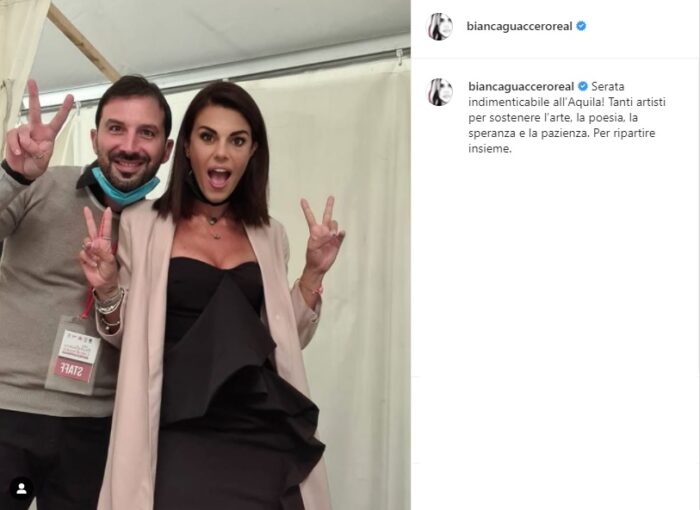 bianca guaccero post instagram