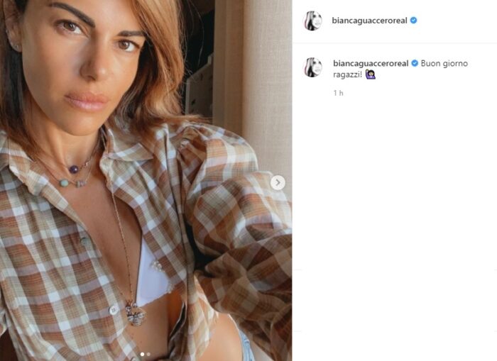 bianca guaccero post Instagram