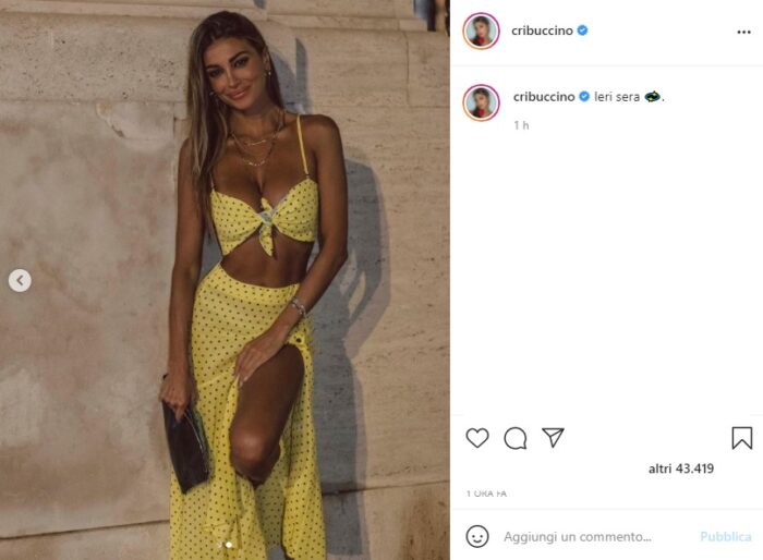 Cristina Buccino post Instagram