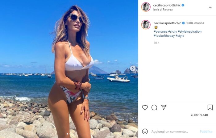 cecilia capriotti post instagram