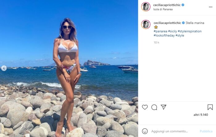 cecilia capriotti post Instagram