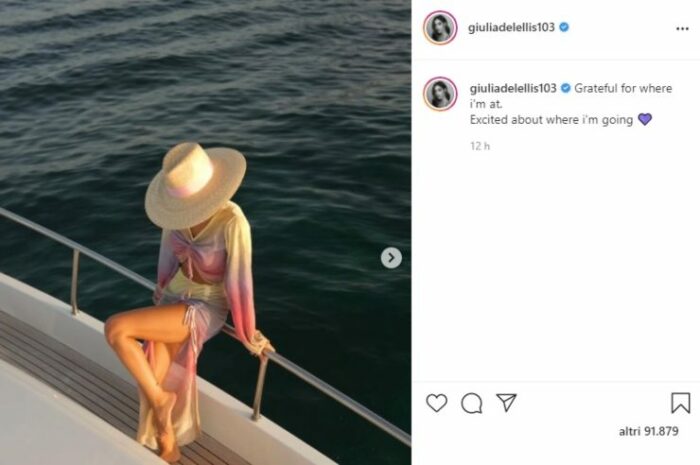 Giulia De Lellis post Instagram