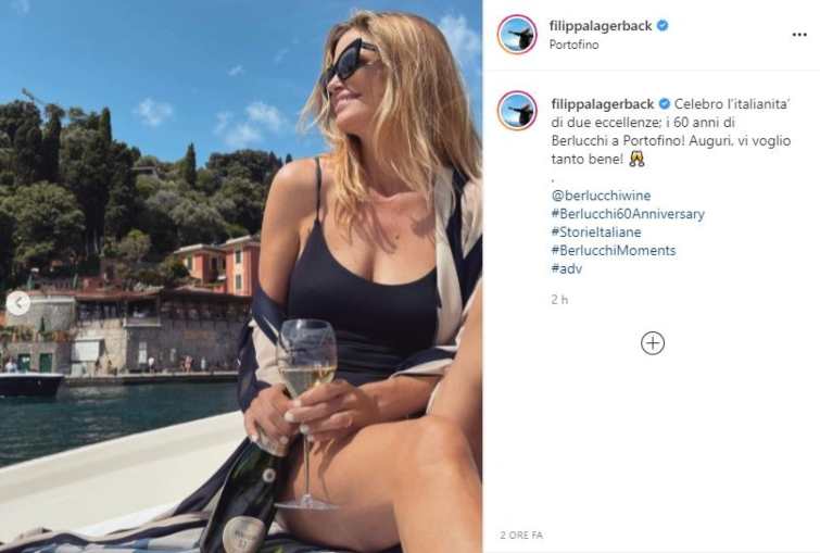 Filippa Lagerback in costume