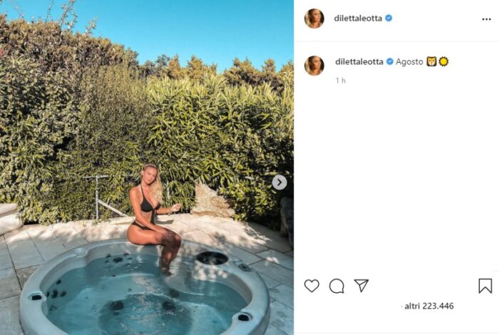 Diletta Leotta post Instagram