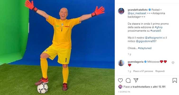 Alfonso Signorini promo GF Vip