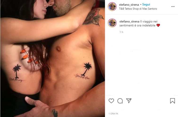 tatuaggio Stefano Federica Temptation Island