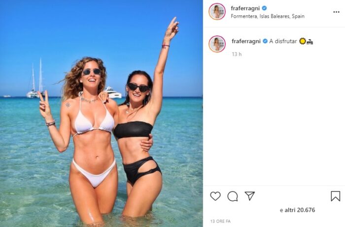 Francesca Ferragni post Instagram