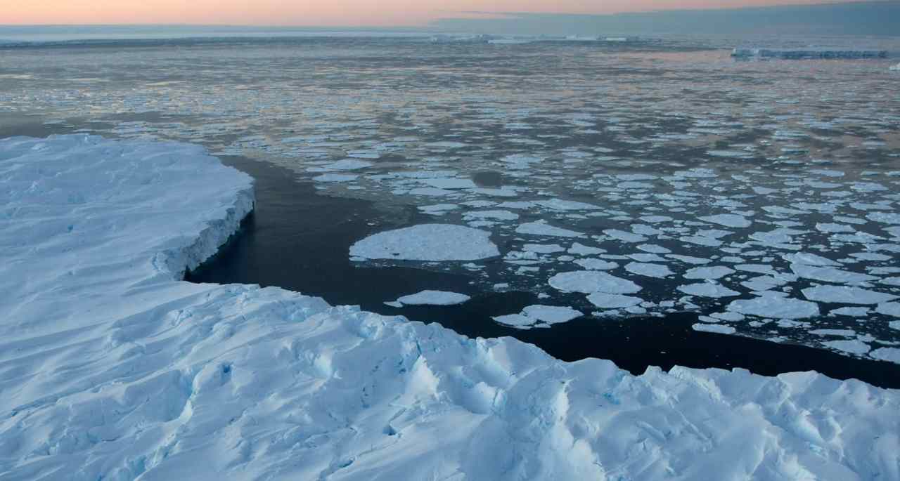 Ghiacciaio che si scioglie