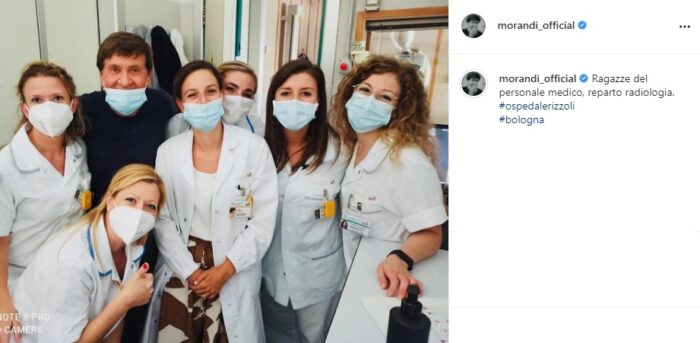 gianni morandi post Instagram