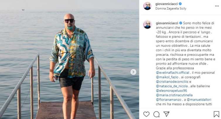 Giovanni Ciacci racconto salute