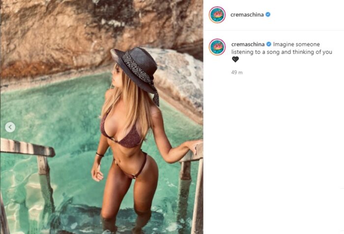 Laura Cremaschi post Instagram