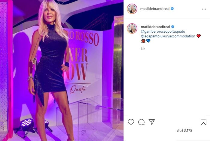 Matilde Brandi post Instagram 