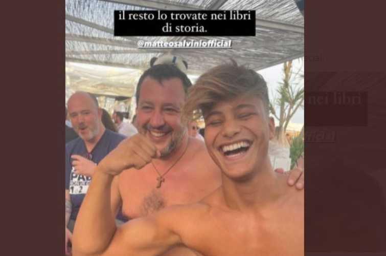 Denis Dosio e Matteo Salvini