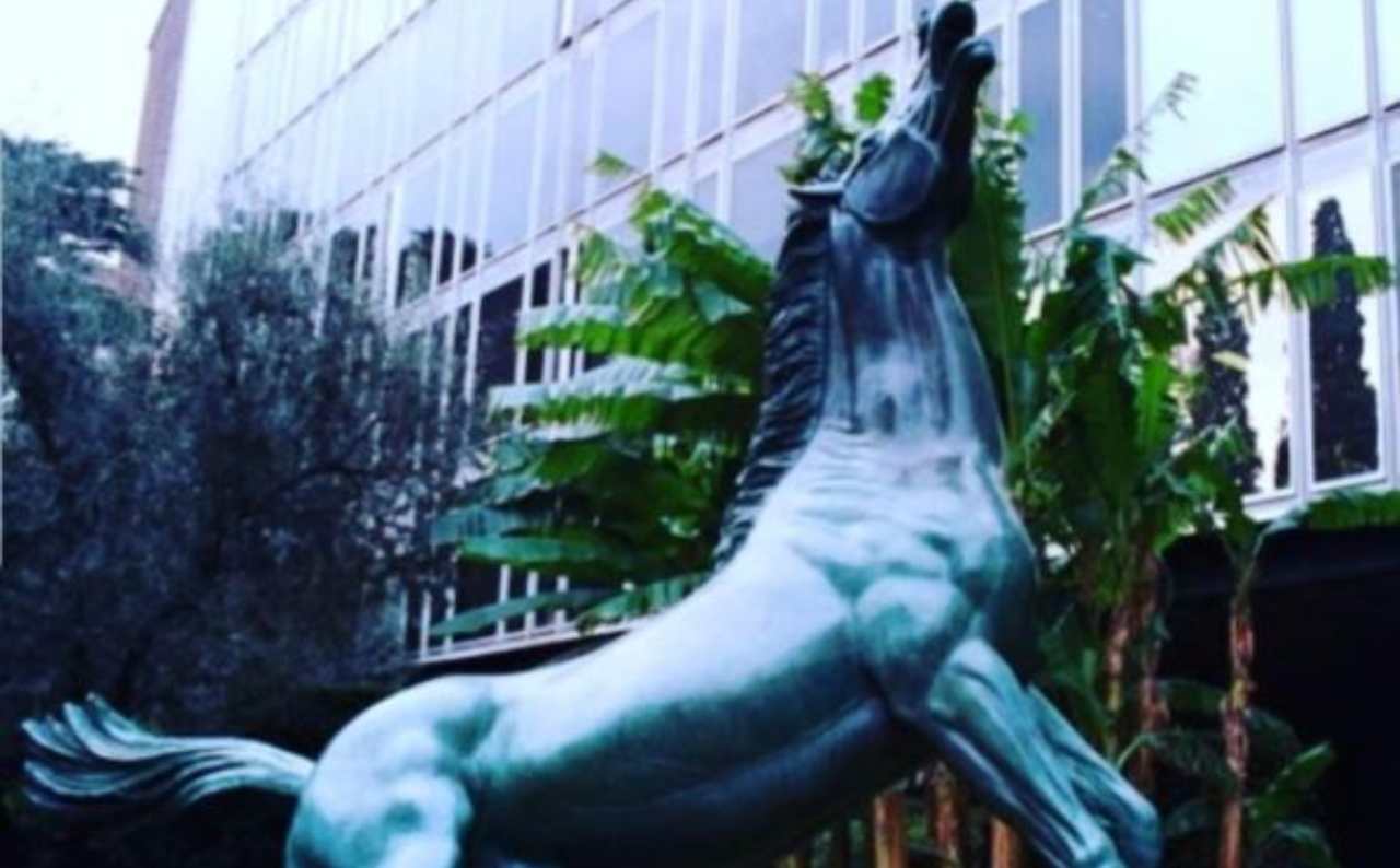 Cavallo Rai viale Mazzini