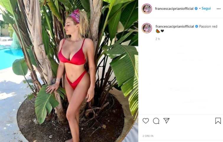 Francesca Cipriani corpo