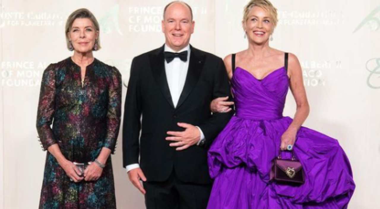 Alberto di Monaco e Sharon Stone
