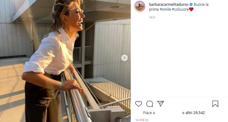 Barbara d'Urso sorriso