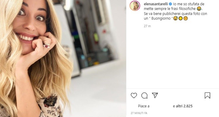 Elena Santarelli selfie
